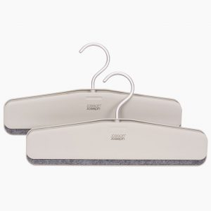 Joseph Joseph Orderly Easy-grip 2er Set Rock- & Hosenbügel in Ecru, One size, Ecru | Joseph Joseph