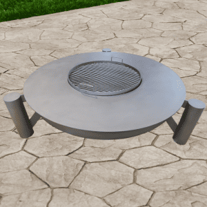 Feuerschale „Eltz” mit Grillring und Grillrost | Waldiger