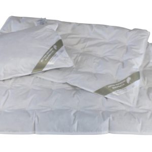 Hofmann SET Kinder Baby Sommer Daunendecke 100×135 cm + Kissen 40×60 100% Daunen | Betten Hofmann