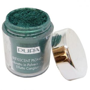 Pupa Iridescent Pigment Loose Powder Eyeshadow 003 green Lidschatten Puder 4g | beaute24.de