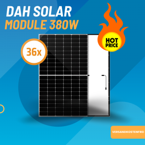 Paletten Deal: 36x DAH Solar – Halbzellenmodul 380W . Versandkostenfrei! | DealClub