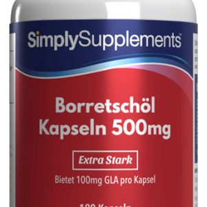 Borretschöl 500mg – 360 Kapseln | SimplySupplements