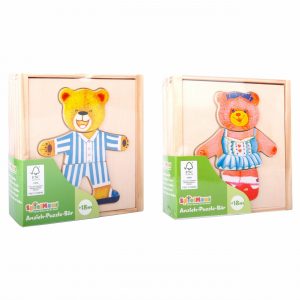 SpielMaus Holz Anzieh-Bär Schatulle | TS-Hobby