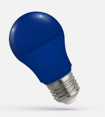 E27 LED Leuchtmittel BLAU 4,9Watt | jungeslicht.de