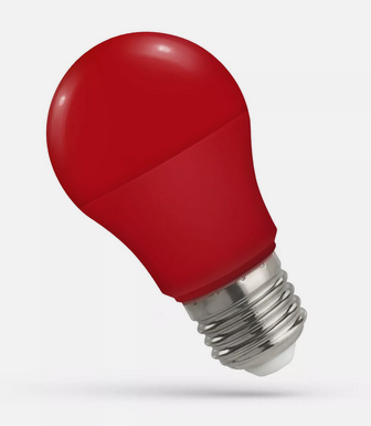 E27 LED Leuchtmittel ROT 4,9Watt | jungeslicht.de