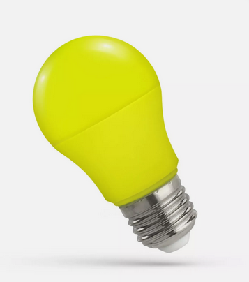 E27 LED Leuchtmittel GELB 4,9Watt | jungeslicht.de