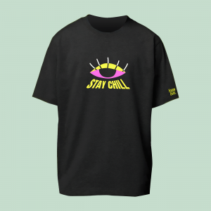 “StayChill” HappyBuds – TShirt dunkelgrau meliert 2XL | happybuds