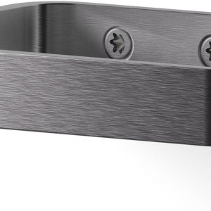 Looox Roll Curved Wall Klopapierhalter Edelstahl | Saniweb