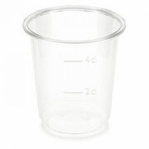BIO Schnapsbecher glasklar 2 cl / 4 cl 20 ml 40 ml Biokunststoff PLA, 40 Stk. | Verpackungsteam