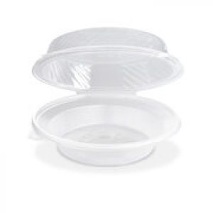 Salatschalen klar mit Domdeckel 1700ml, PP, 25 Stk. | Verpackungsteam