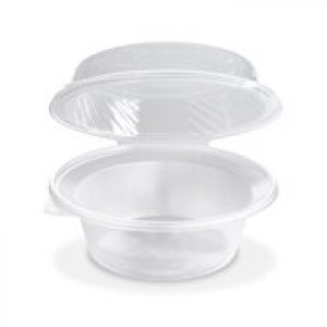 Salatschalen klar mit Domdeckel 2200ml, PP, 25 Stk. | Verpackungsteam