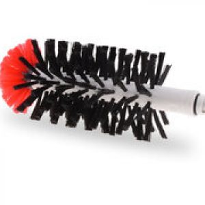 Bajonett-Mittelbürste mit Bürstenkopf XXL in rot für Spülboy | Verpackungsteam