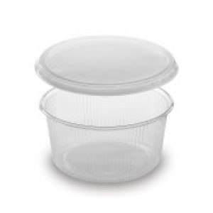 Rundbecher klar 250 ml mit Deckel PP tiefkühl- microwellengeeignet, 250 Stk. | Verpackungsteam