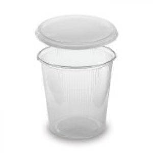 Rundbecher klar 500 ml mit Deckel PP tiefkühl- microwellengeeignet, 250 Stk. | Verpackungsteam
