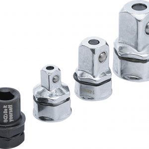 Adapter-Satz für Ratschen-Ringschlüssel 4-tlg. | inba arbeitsschutz