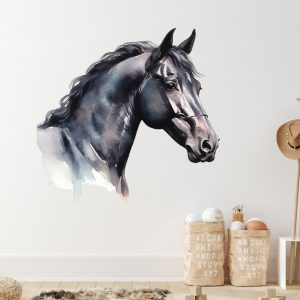 Wandtattoo Pferd Schwarz | Graz Design