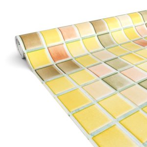 Klebefolie Möbelfolie matt selbstklebende Dekofolie Möbel 0,45x2m PVC-frei Mosaik Pienza | tischschutz