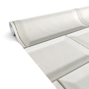 Klebefolie Möbelfolie matt selbstklebende Dekofolie Möbel 0,45x2m PVC-frei Steinwand Weiß | tischschutz