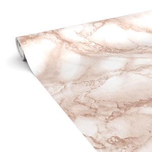 Klebefolie Möbelfolie matt selbstklebende Dekofolie Möbel 0,45x2m PVC-frei Marmor Rosa | tischschutz