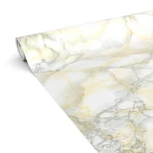 Klebefolie Möbelfolie matt selbstklebende Dekofolie Möbel 0,45x2m PVC-frei Marmor Beige | tischschutz