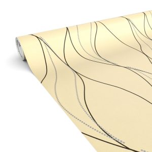 Klebefolie Möbelfolie selbstklebende Folie Dekofolie matt 0,45x2m PVC-frei Geometrische Linien | tischschutz