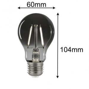 E27 Retro LED Rauchglas A60 | jungeslicht.de