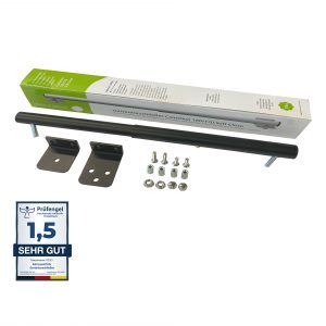 Gartentorschließer GTS 180/170 Camelion inkl. Montagewinkelset (schwarz matt) | Gartentorschliesser