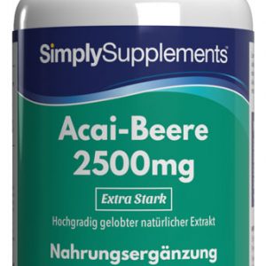 Acai Beere 2500mg – 120 Kapseln | SimplySupplements