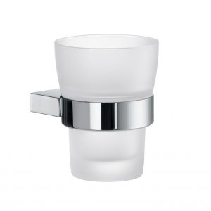 Smedbo Air Zahnputzbecherhalter mit mattem Glas AK343 | CHT Onlineshop