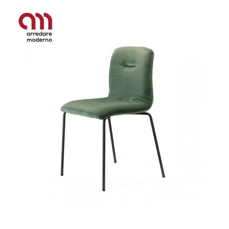 Alice Pop Stuhl Scab satiniertes Messing-Effekt | Arredare Moderno DE