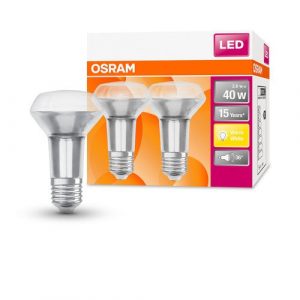 OSRAM LED-Reflektorlampe, Sockel: E14, Warm White, 2700 K, 3,30 W, Ersatz für 40-W-Reflektorlampe, LED STAR R50 | LEDVANCE