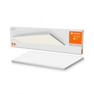 LEDVANCE LED PLANON FRAMELESS Wand-und Deckenleuchte, Rahmenlose Panel Leuchte für Innen, Warmweiß (3000K), 40W, 1200mm x 300mm | LEDVANCE