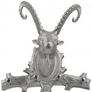 bhp Wand Hakenleiste “Steinbock”, Metall, 4 Haken | CHT Onlineshop