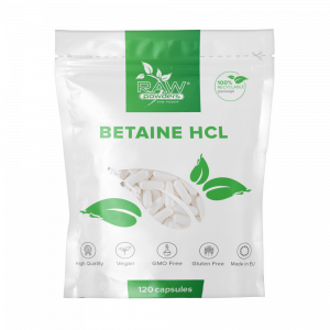 Betaine HCL 650 mg. 120 Kapseln | rawpowders.de