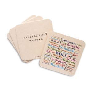 Bierdeckel Sauerländer Wörter – Untersetzer | Deine Wörter