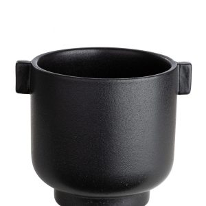 Blumentopf Ear black 14 cm H | Geliebtes Zuhause DE