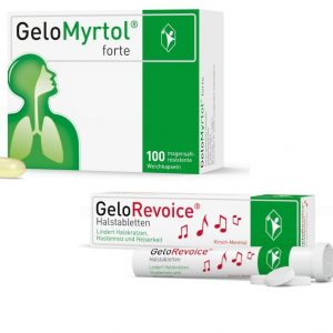 Gelomyrtol & Gelorevoice Kirsch Erkältungsset | Sanicare Versandapotheke