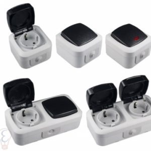 Chilitec Schalter- und Steckdosenprogramm Aufputz Feuchtraum | bigE