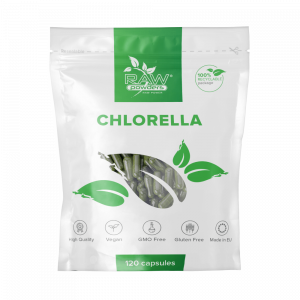 Chlorella 120 Vegetarian Kapseln x 500 mg | rawpowders.de