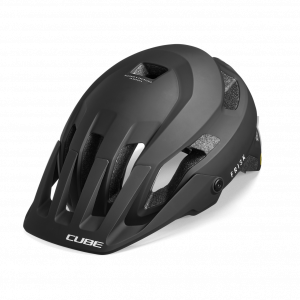 Cube Evoy Hybrid Mips Matte Black Helm LED-Rücklicht | Fahrradhelm DE