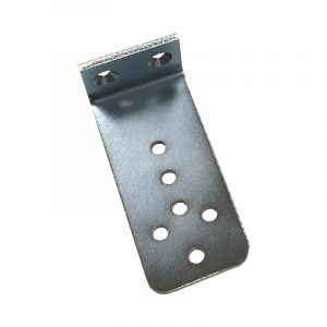 Montagewinkel 55x120x4 verzinkt mit Bohrungen für GTS180/170 Camelion | Gartentorschliesser