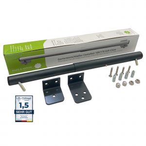Gartentorschließer GTS 180/170 Camelion inkl. Montagewinkelset (anthrazit matt) | Gartentorschliesser