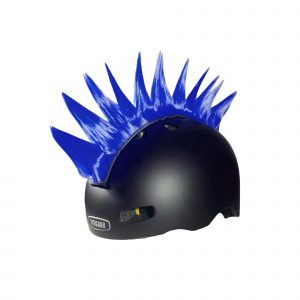 EGX Dark Blue Spike | Dunkelblauer Irokesenkamm für Helme | Fahrradhelm DE