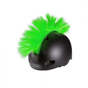 EGX Green Mohawk | Grüner Irokesenkamm für Helme | Fahrradhelm DE