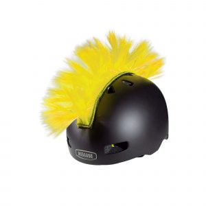 EGX Light Blue Mohawk | Hellblauer Irokesenkamm für Helme | Fahrradhelm DE