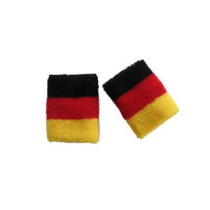 Fan Schweißbänder in Deutschlandfarben Fan-Accessoire für die | Karneval-Universe