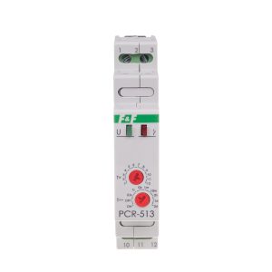 F&F PCR-513-24V Single-Zeitrelais 24V AC/DC Einschaltverzögerung 1Wechsler | elotronics