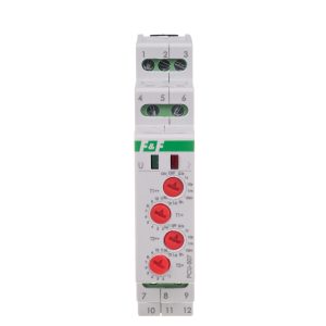 F&F PCU-507-24V Zeitrelais 24V AC/DC Multifunktion zyklischer Betrieb 2Wechsler | elotronics