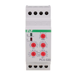 F&F PCU-520 Zeitrelais 230V AC Multifunktion 2Wechsler | elotronics