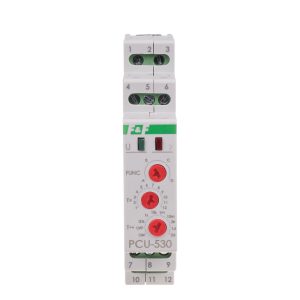 F&F PCU-530 Zeitrelais 100V bis 265V AC/DC Multifunktion 3Wechsler | elotronics